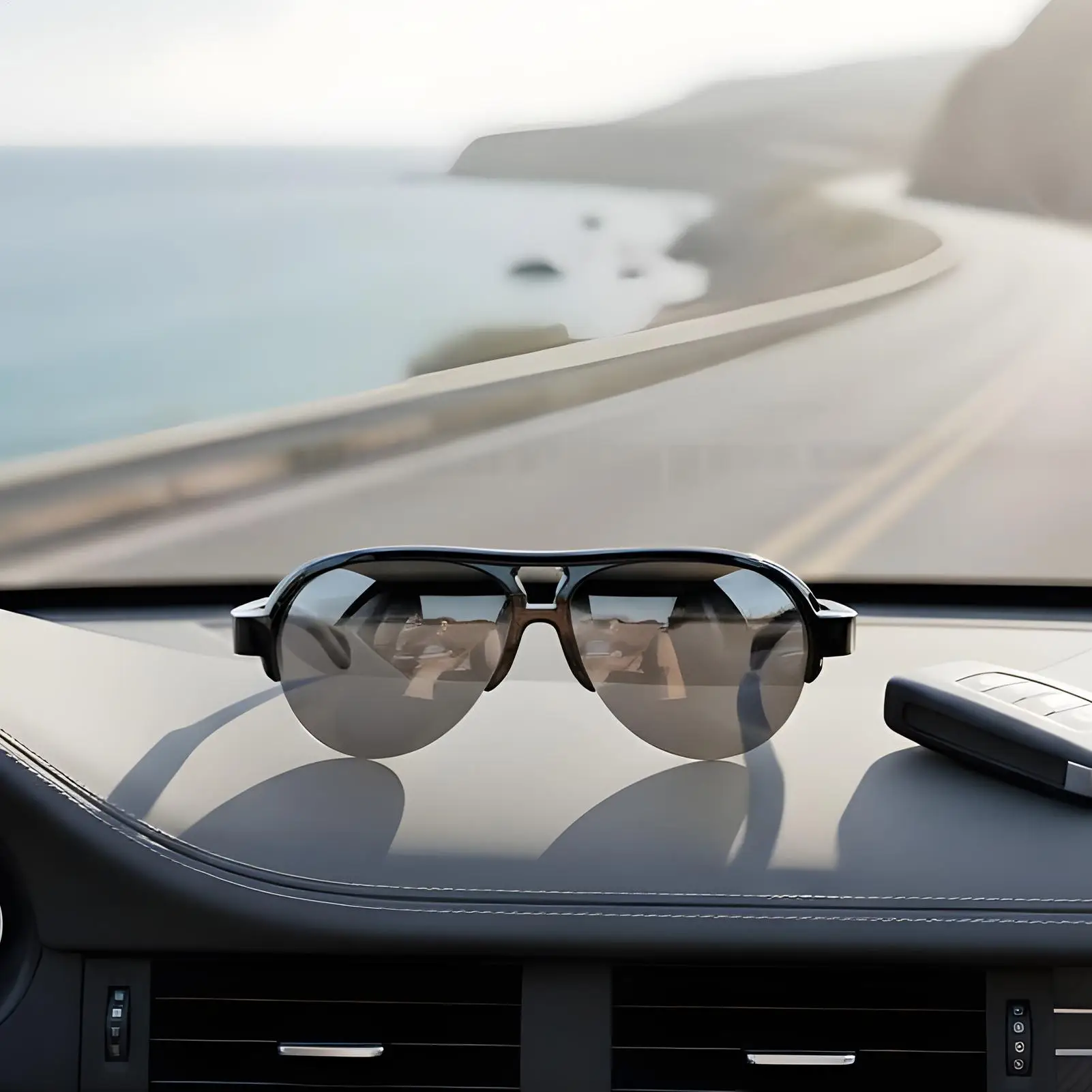 

Smart Audio Glasses Wireless Smart Eyewear Audio Player Sunglasses For Tech Enthusiasts Music Lovers Travelers College Student