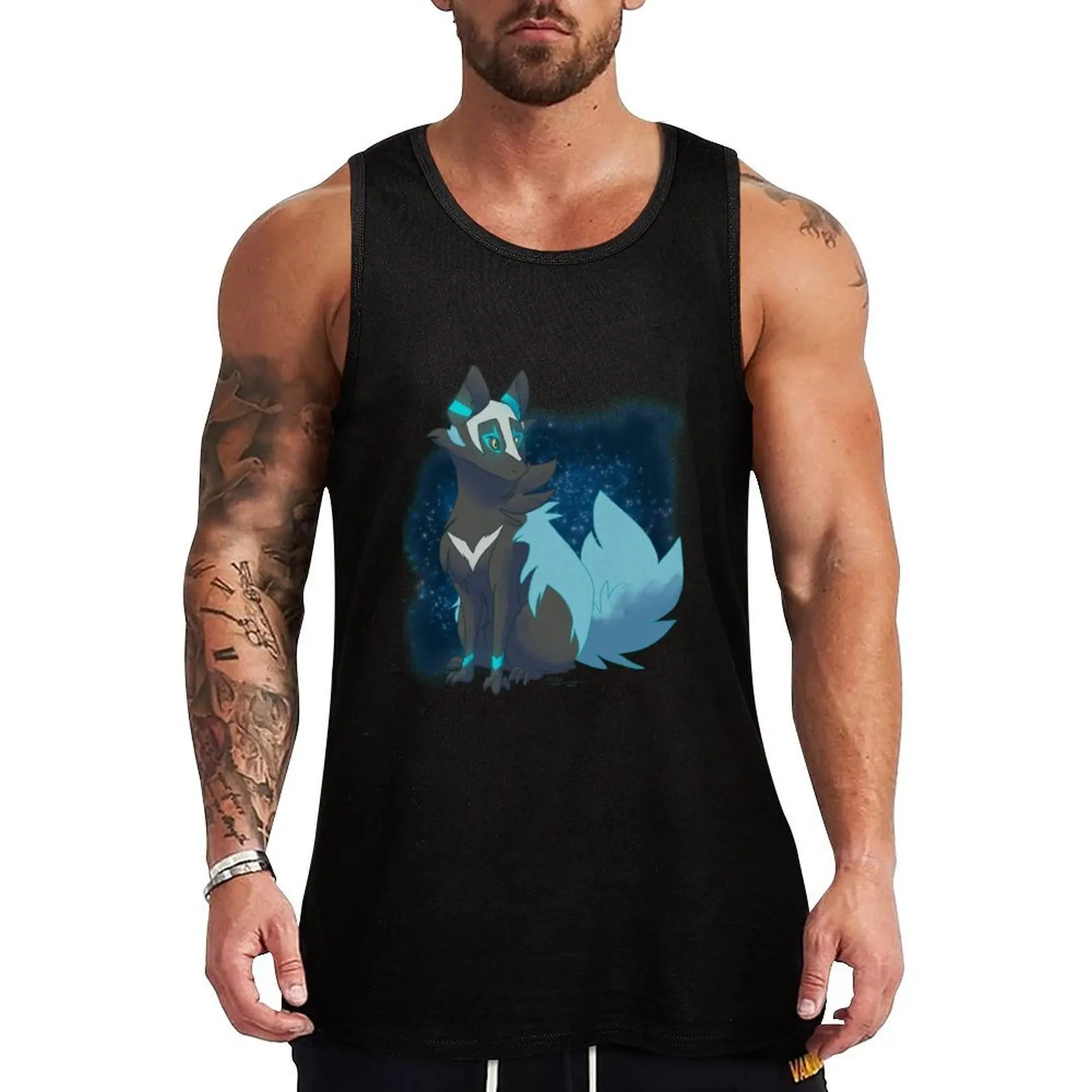 

Voltron- Cosmic Wolf Tank Top basketball Vest Men's clothes luxury style