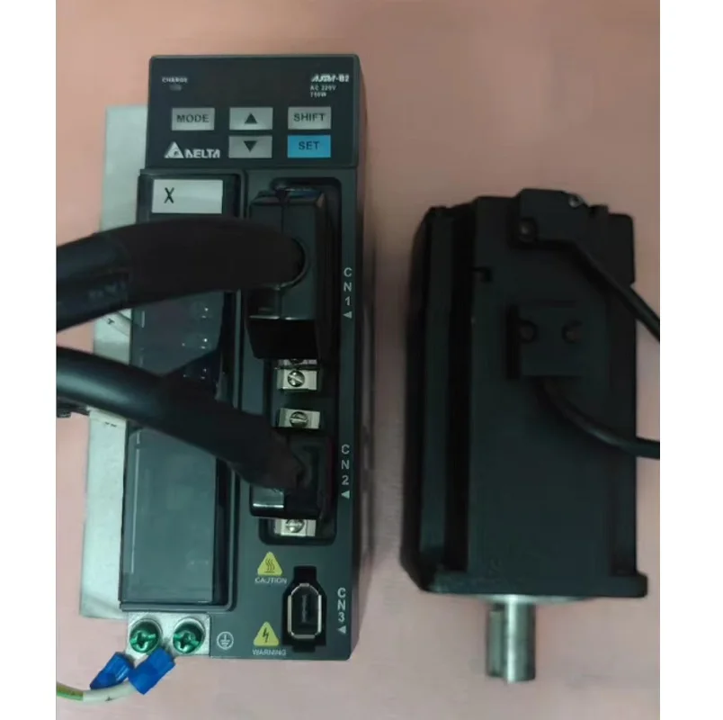 

Second hand, used ASD-B2-0721-B AC servo drive, ECMA-C20807RS AC servo motor , tested OK