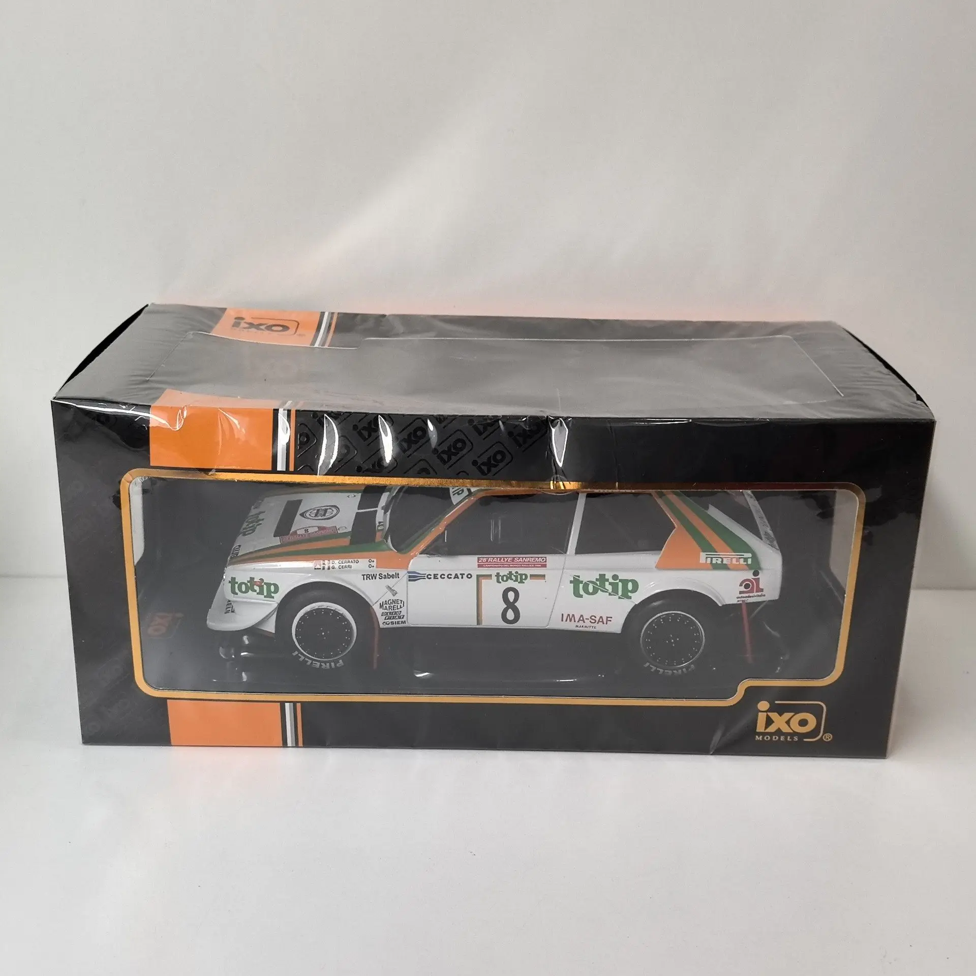 

Модель IXO 1:18 DELTA S4 (литая под давлением) # Модель автомобиля G6 из сплава, 1986 год
