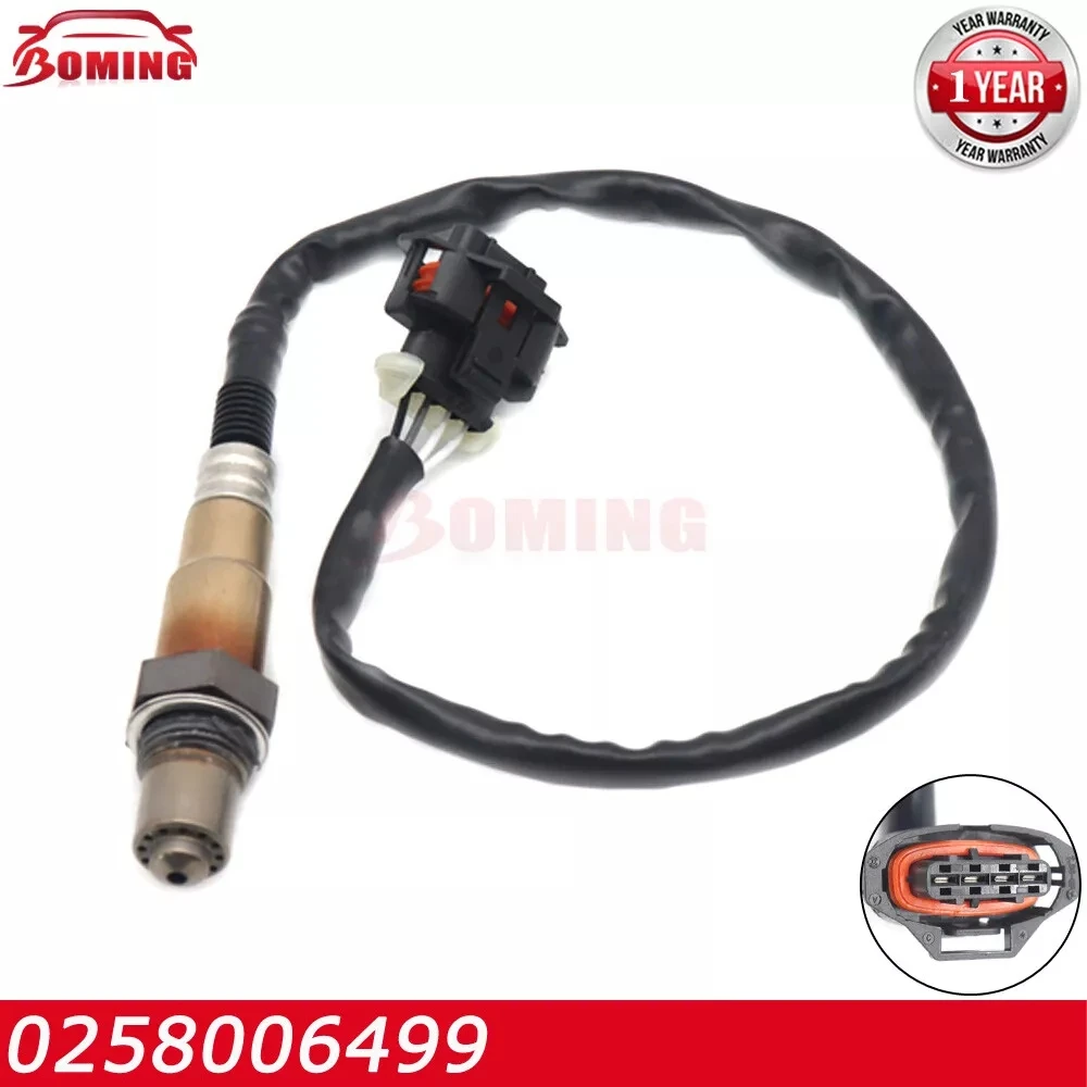 0258006499 Novo sensor de oxigênio lambda o2 de relação de combustível de ar para opel agila a g h j insignia 1998-2018 91021621 9199470 0258986602