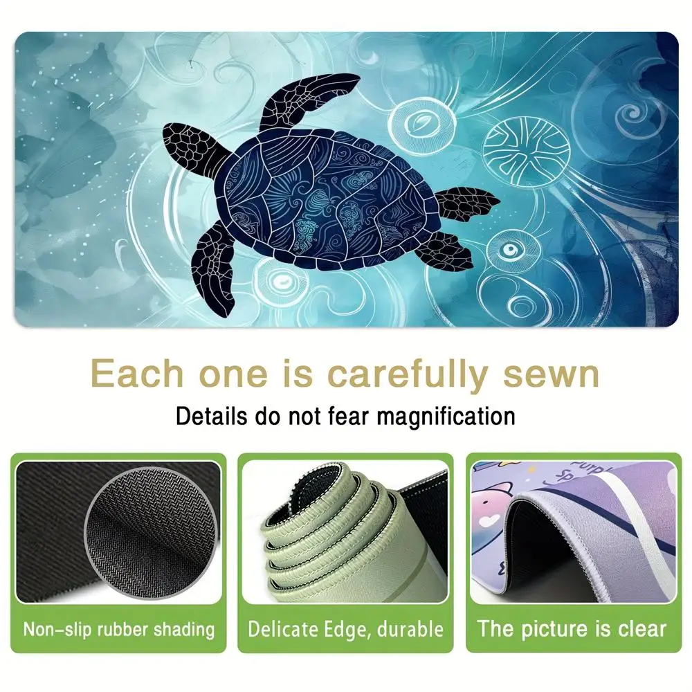 Turtle Mouse Pad Gamer Office Accessories Pc Cabinet Games Desk Mat Computer Desks Keyboard Gaming Mats