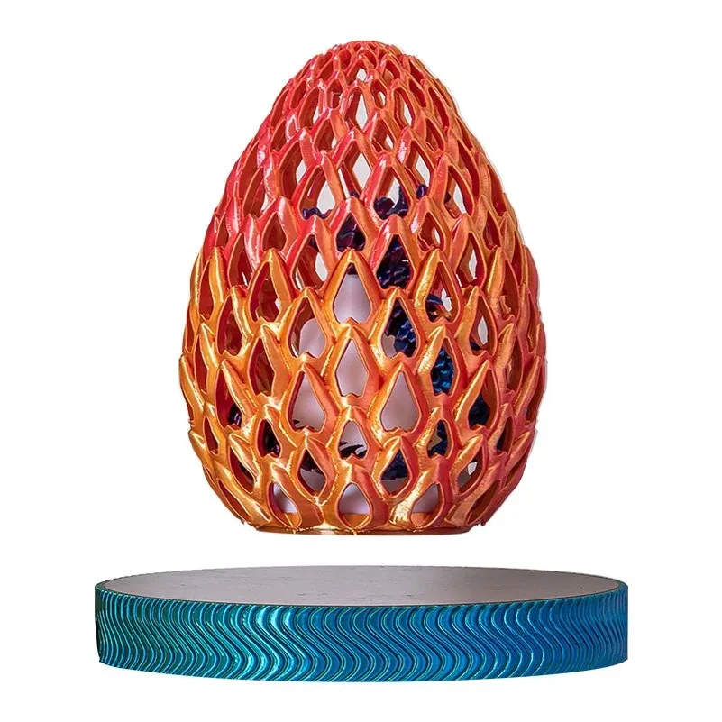 

Magnetic Levitating 3D Printed Dragon Egg Toy Floating Model Creative Decompression Movable Children's Christmas Gift Home Decor