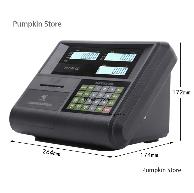 3190-A23P Three Windows  LCD Pricing Instrument built-in Micro Printer ,RS232 Type ,can Be Connected To Large Screen