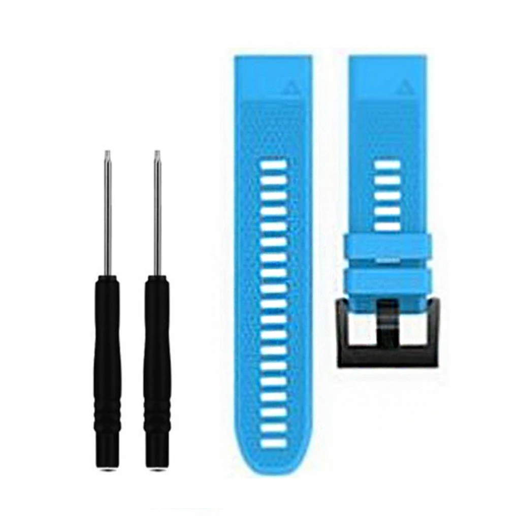 

Wristwatch Soft Silicone Strap Watch Band Repair Kit Replacement For Garmin fenix 5/5 Plus/5s/5 Plus/5x/ 5x Plus