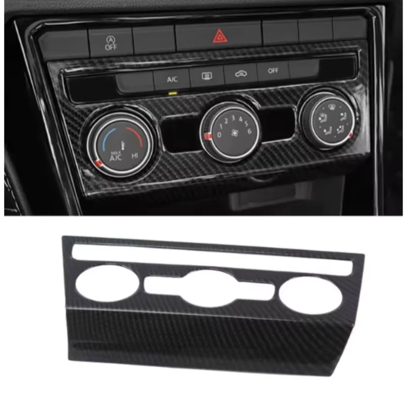 Car Trim Air Conditioning Temperature Hoods Switch Outlet Vent Frame 1pcs For Volkswagen VW T-ROC TROC 2018 2019 2020