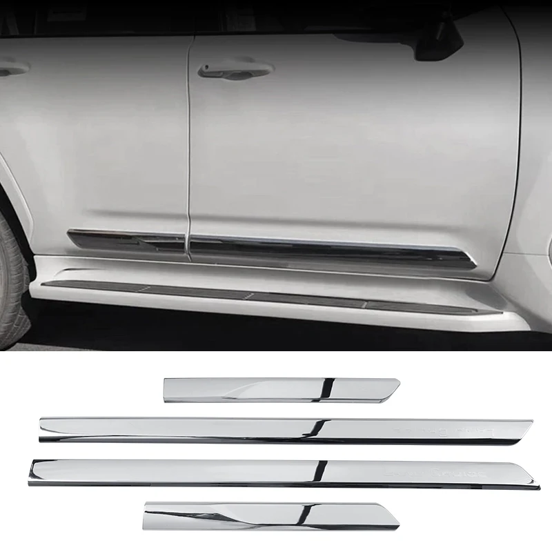 Car Door Chrome Decoration Strip For Toyota Land Cruiser 300 Lc300 J300 2022 2021 Exterior Accessories Upgrade Protection Tuning