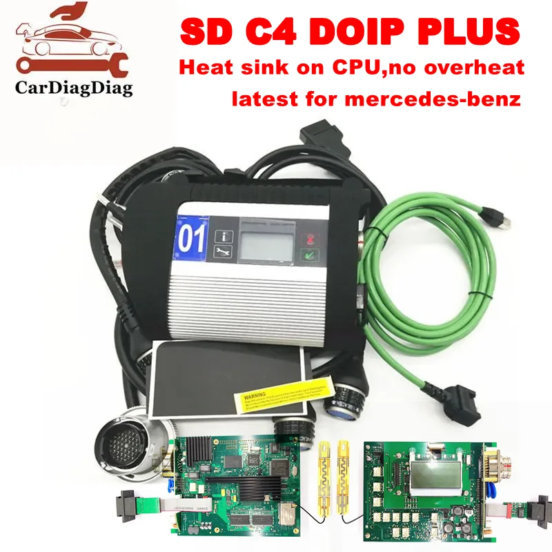 High Quality MB Star C4 Multiplexer V2023.09 MB SD Connect Compact 4 Diagnostic Tools Full Set Cable Diagnostic Tool