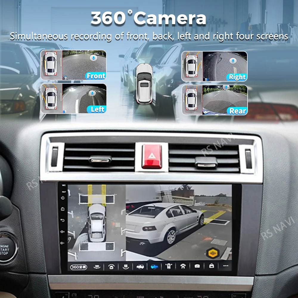 Android 16 For Subaru Outback 5 2014 - 2018 Legacy 6 2014 - 2017 2K QLED Stereo Car Radio Multimedia Video Player GPS 4G CarPlay