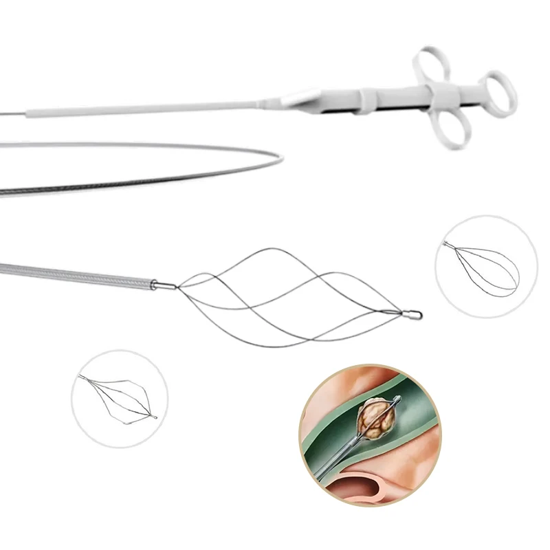 Medical Endoscopic Gastrointestinal Disposable Endoscope Stone Extraction Basket