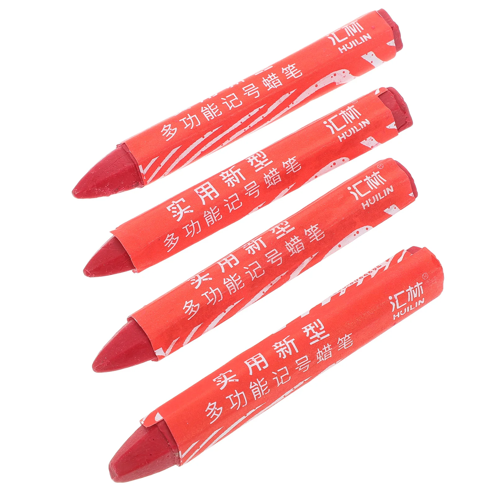 

4pcs Lumber Marking Crayons Waterproof Wax Tire Marker Drawing Crayons for Wood Glass Ceramics Cartons Cloth Stone