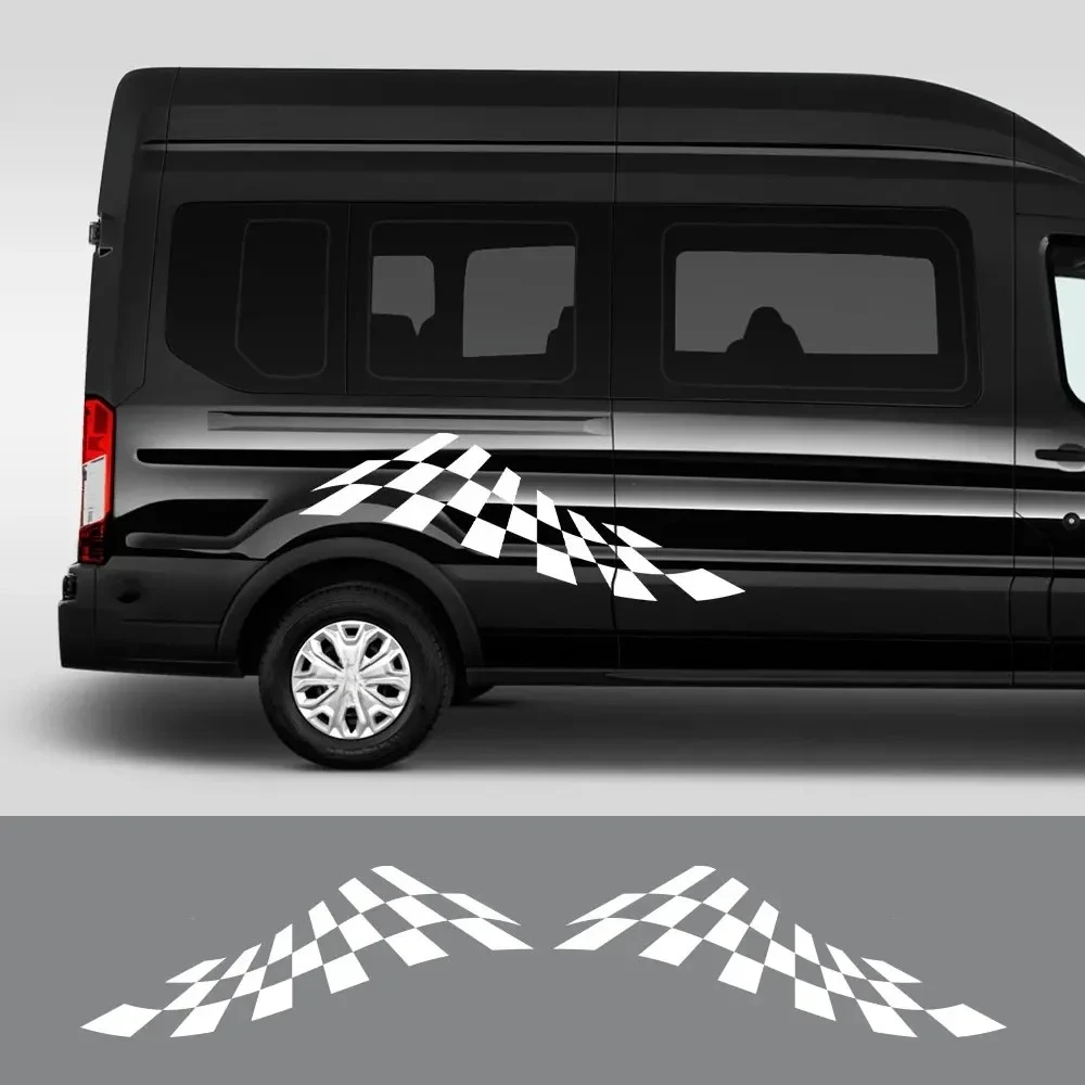 Car Body Side Stickers for Camper Van Motorhome RV MPV Caravan Graphics Racing Sport Vinyl Decor Decals Auto Tuning Accessories view 2