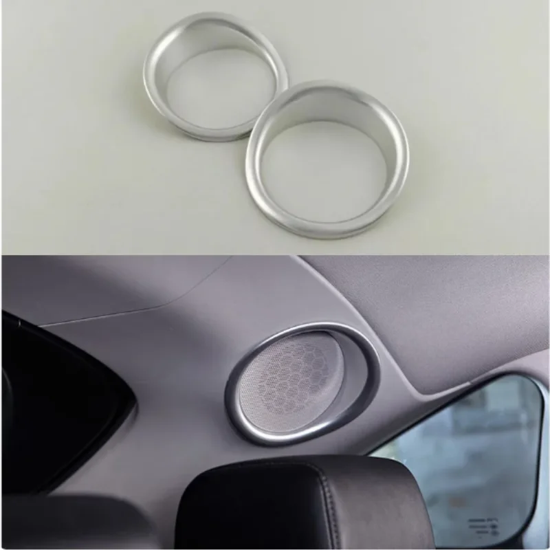 Car Back Row Door Speaker Decoration Cover Trim For Honda Avancier 2017-2019