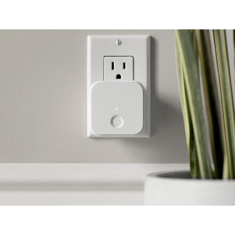 Christmas.Connect Wi-Fi Bridge, Remote Access, Alexa Integration for Your August , white, 1.5 x 2.4 x 2.4