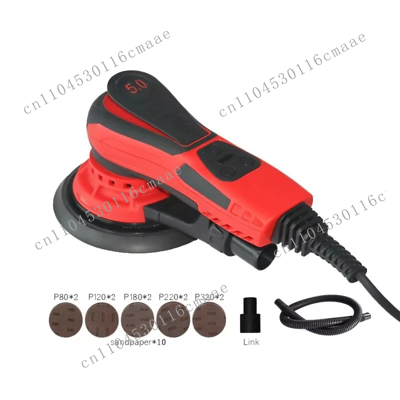 Brushless Electric Orbital Sander Random 2026 New Design 6 Inch 350 Watt 5.0mm and 2.5mm Electric Obm 1.4 150mm 50/60hz