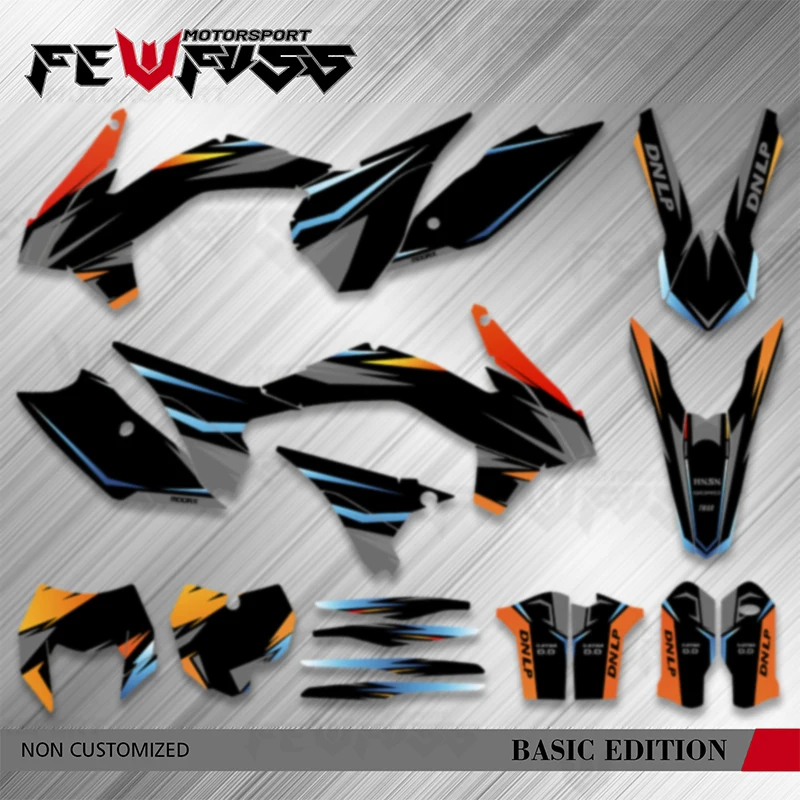 

Fewfuss Motorcycle Backgrounds Decal Sticker Kit For KTM EXC XCW XCF-W 2014 2015 2016 125 250 350 450 SX SXF 2013 2014 2015