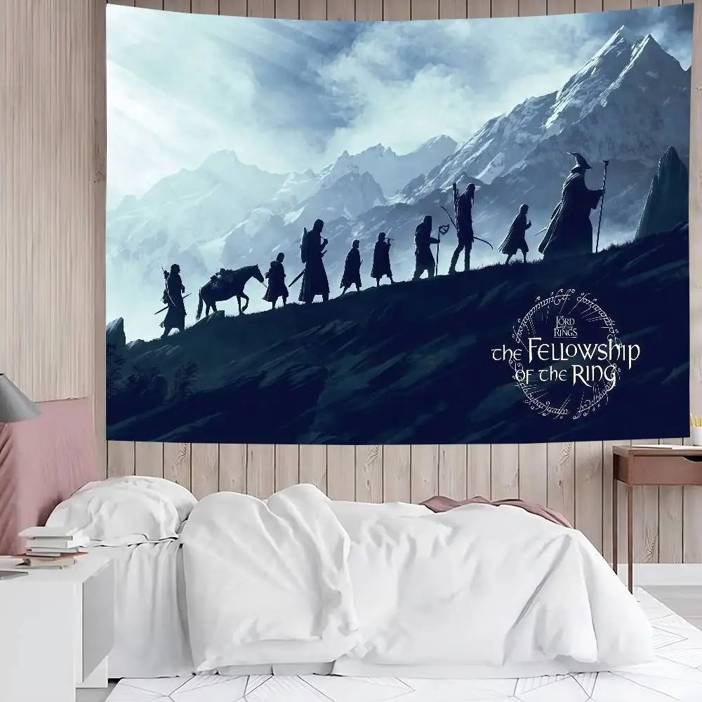 The L-Lord Of The R-Rings Photography Backgrounds New Year Home Decoration Photo Booth Photographic Backdrops Props