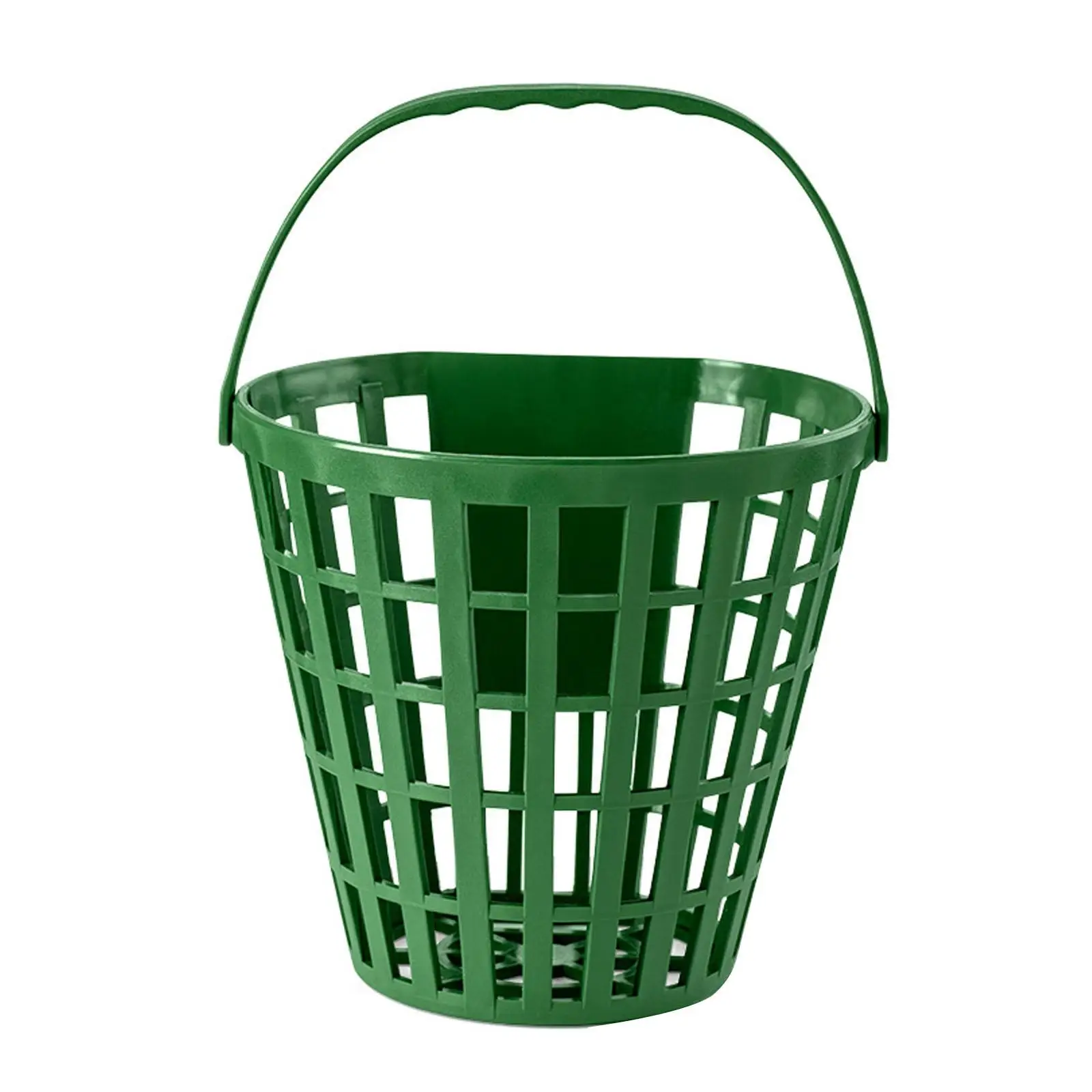 

Корзина для мяча для гольфа, противоскользящая корзина, портативная с ручкой для тренировочного поля вождения, аксессуары для заднего двора