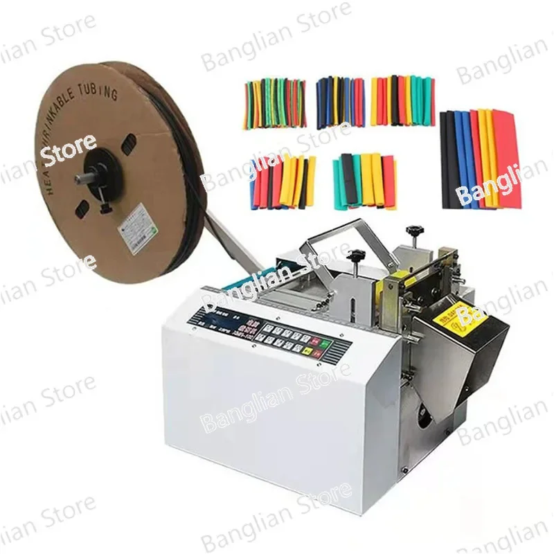 Automatic Computer Pipe Cutting Machine, PE PVC Silicone Pipe, Air Tubes, Sealing Strips, Heat Shrinkage Tubing Cutter, HZ