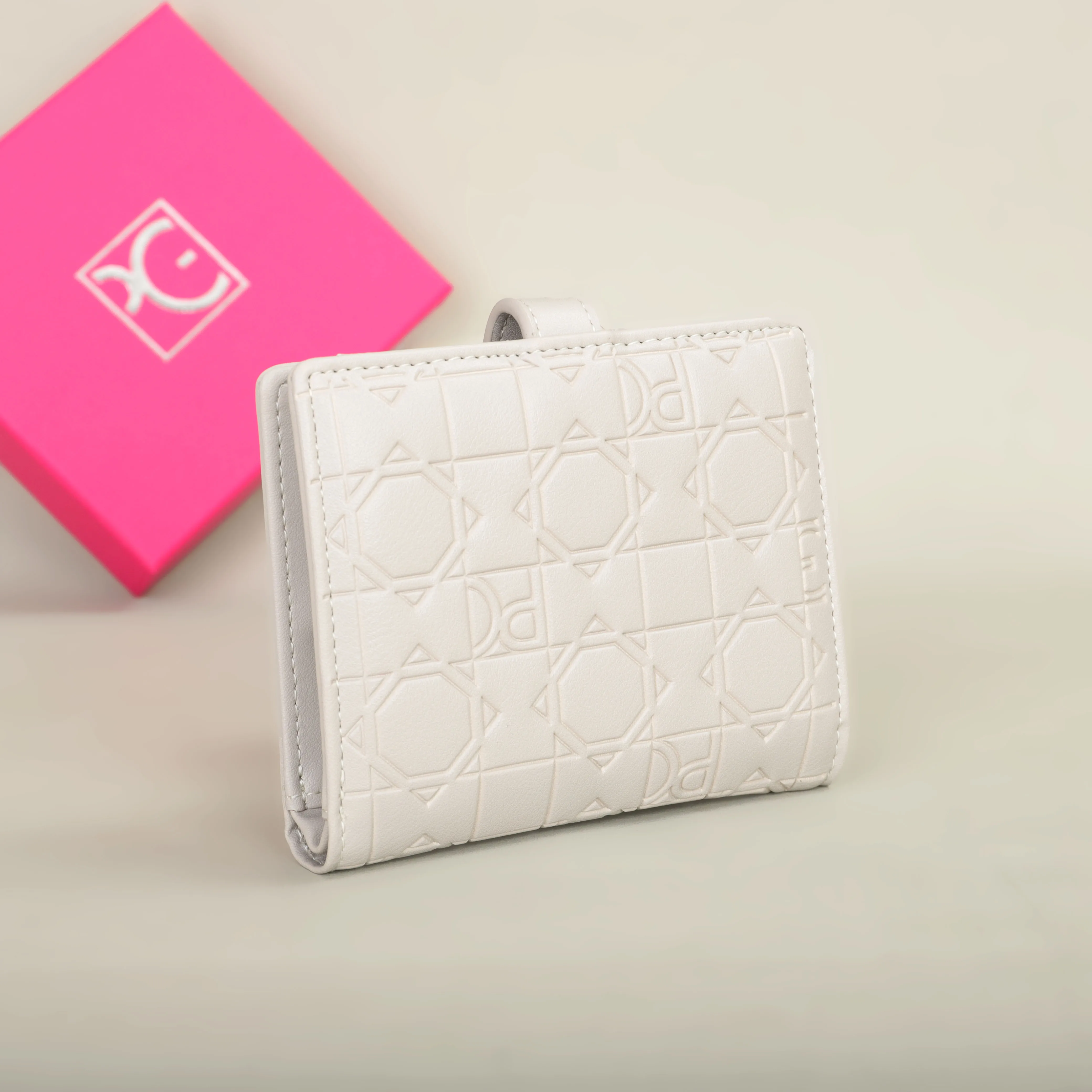 PG Wallet Fashion Classic Retro Damen-Universal-Geldbörse mit Buchstabendruck, tragbare Kartentasche, Zero Wallet – Detail 13