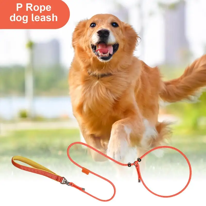 Dog Training Leads For Walking 59in Adjustable Small Dog Neck Strap 360-degree Anti-knot Rotation Escape-Proof Dog Harness