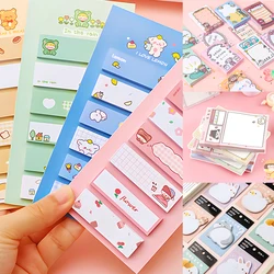 3Pack Creative Sticky Notes Cute Kawaii Memo Pad Post Paper Notepad Shopping List Index Check School Stationery Sticker Notebook