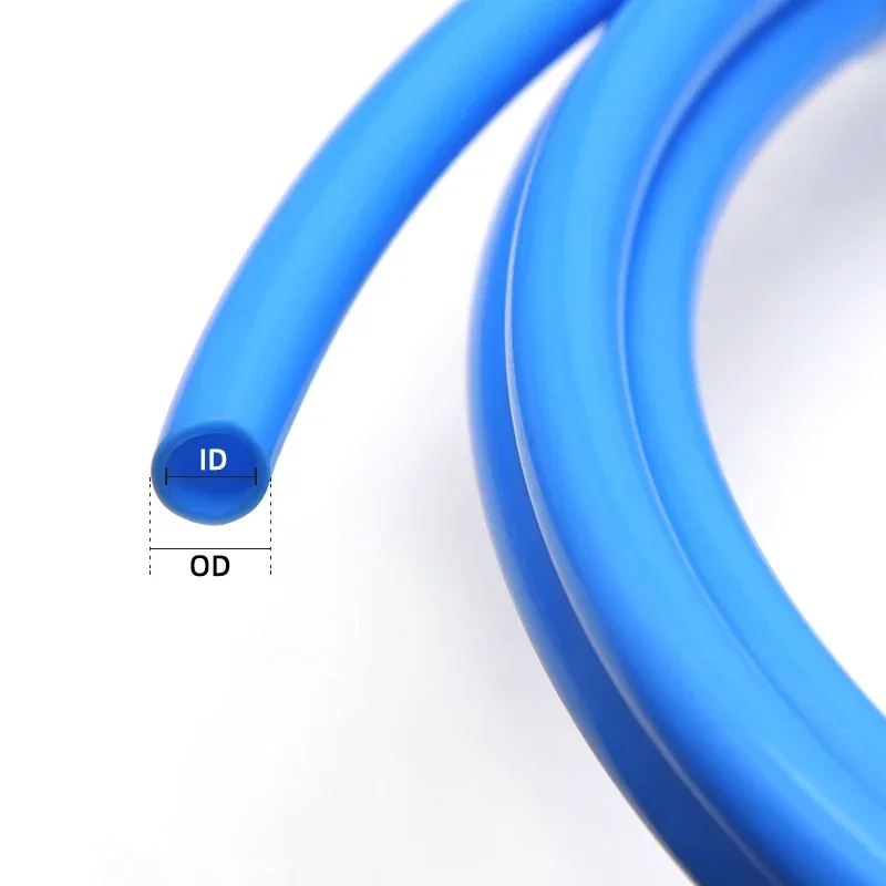 Blue ID 1 2 2.5 4 6 8mm x OD 2 4 6 8 10mm PTFE Tube FEP Insulated Hose Extruder J-head Rigid Pipe For 3D Printer Parts 1~10m