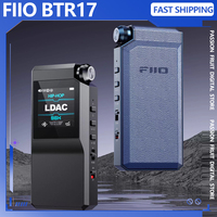 FiiO BTR17 Earphones HIFI Custom Power Amplifier Hi-Res Bluetooth Headphone Amplifier DAC Portable Balanced Output DSD256 LDAC
