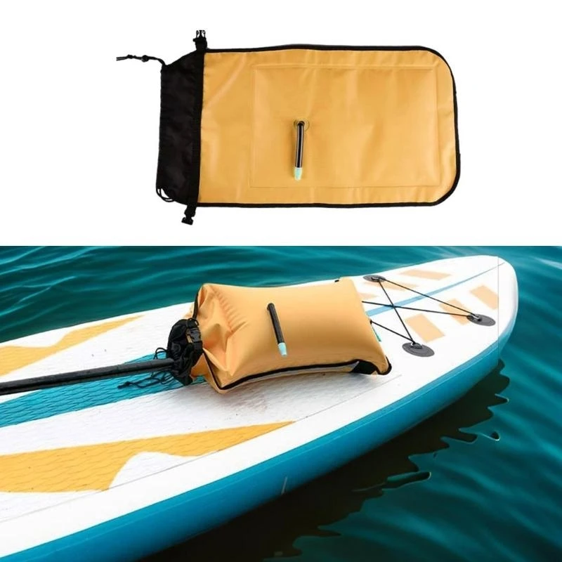 

Foldable Kayak Canoes Paddle Float Bag with Quick Releases Buckles for Safety K1YF