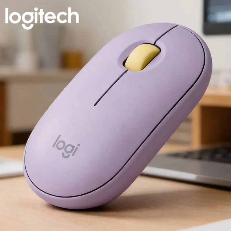 

Logitech M350 Двухрежимная беспроводная бесшумная мышь, портативная для деловых поездок, тихая и эффективная для делового использования и офисного использования.