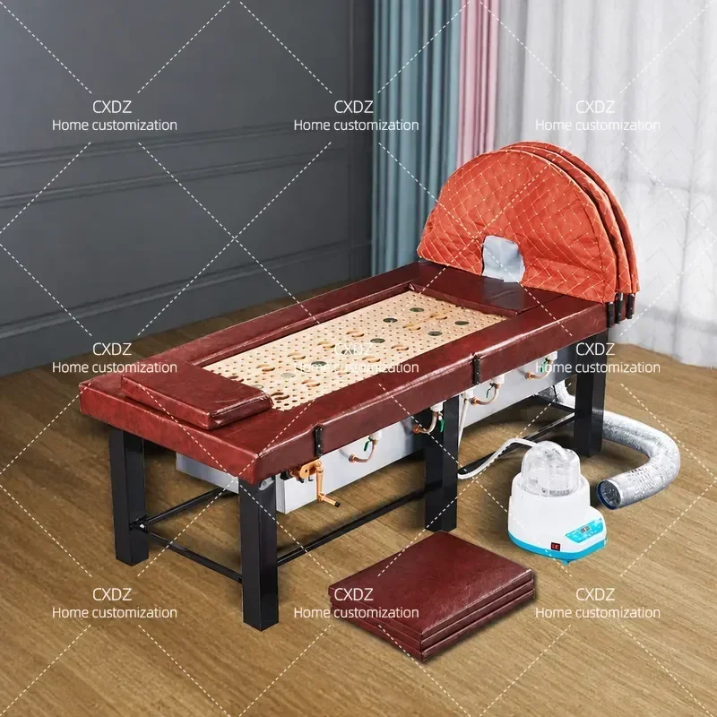 Smokeless Moxibustion Bed Stainless Steel Fumigation Therapy Table Full Body Health Care Equipment Smart Home Wellness Device