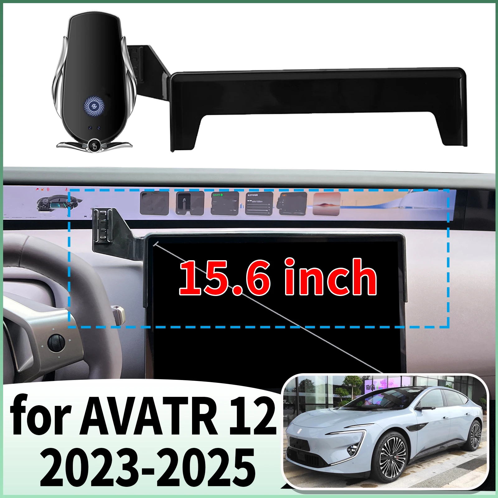 

fit for AVATR 12 2023 2024 2025 15inch Specific Dashboard Navigation Phone Holder Mount Design Car​​ accessoires