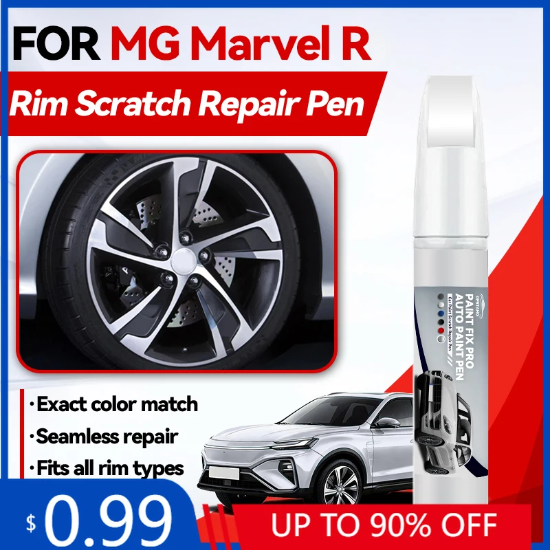Wheel Hub Touch Up Paint Pen For Exclusive Use For MG Marvel R Car Paint Repair Pen Paint Scratch Repair Accessories Watch Grey