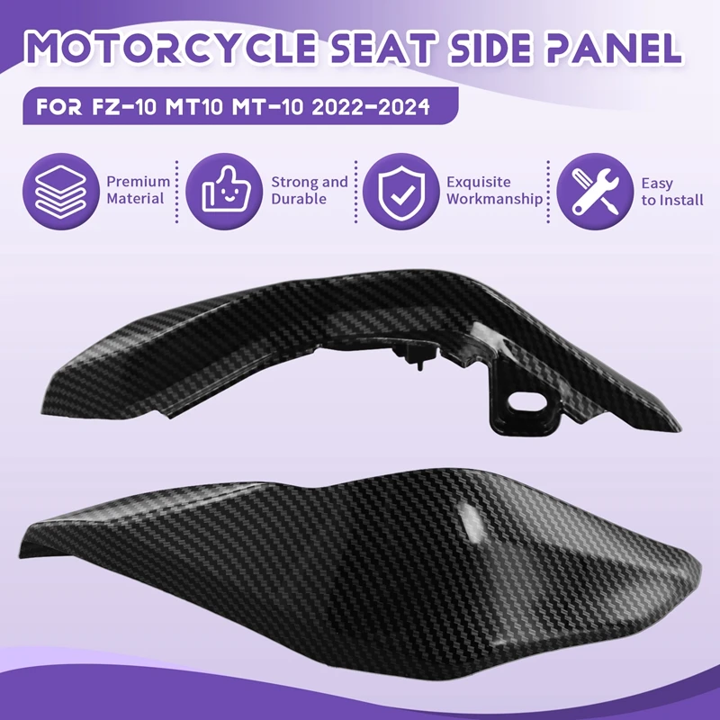 

M0t-rMotorcycle Accessories Seat Side Panel Frame Cover Cowl for Yamaha MT-10 MT10 FZ-10 SP