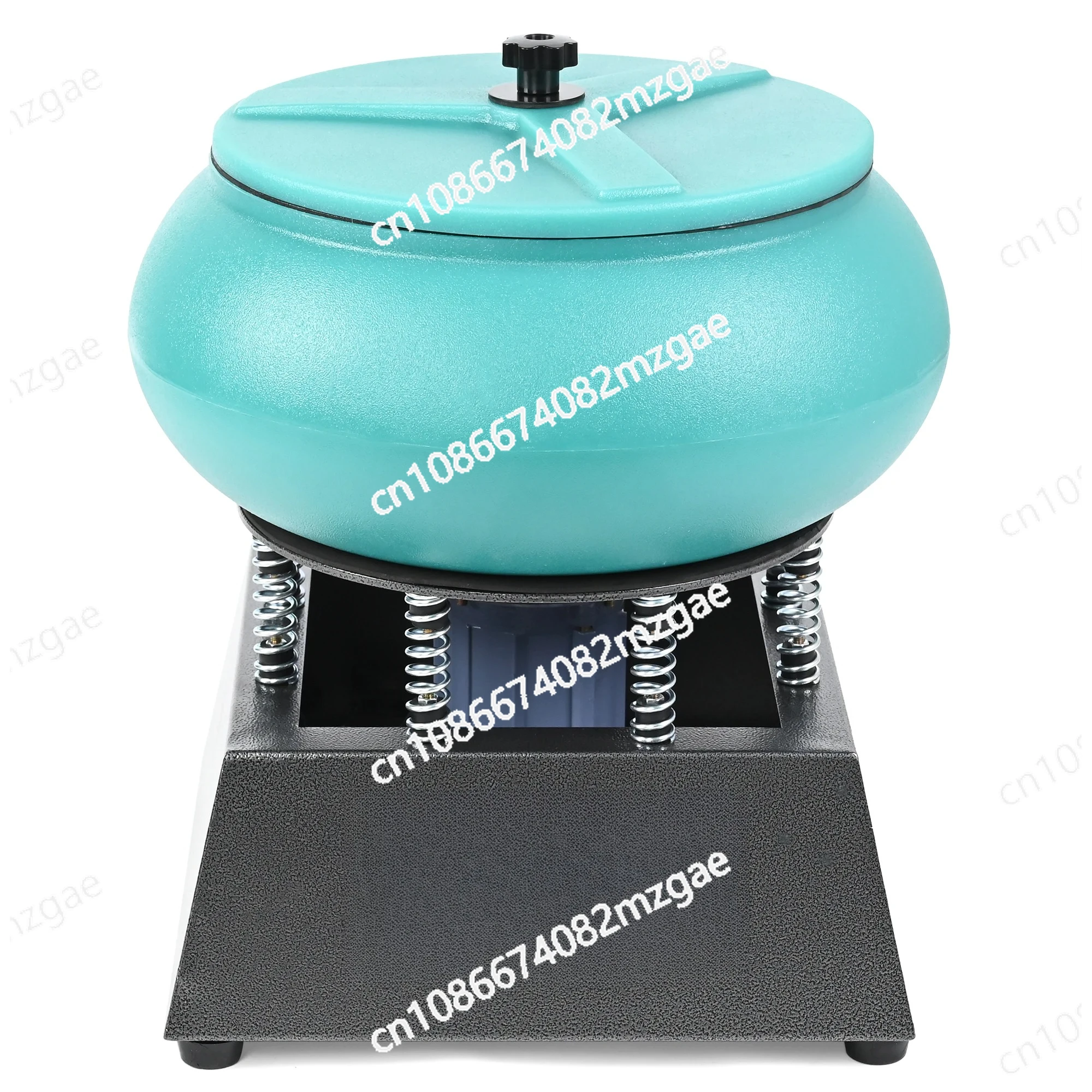 

17-inch 12L Barrel Vibratory Jade Metal Edge Burr Cleaning Surface Stains Polisher Jewelry & Metal Deburring Cleaning Polisher