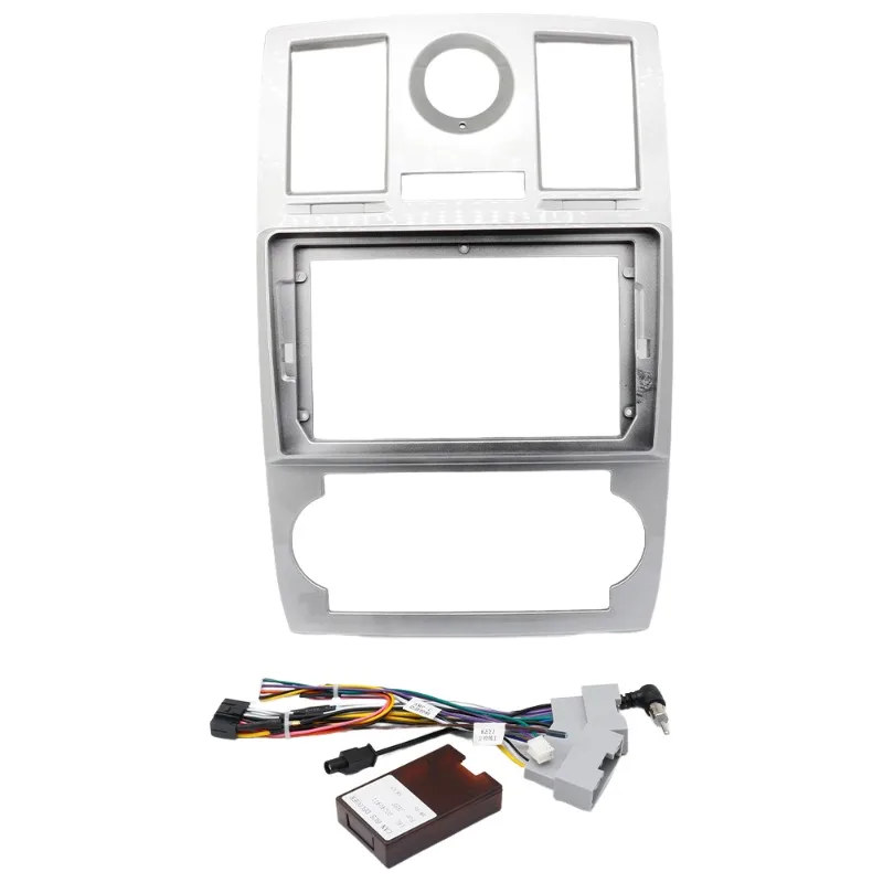 Car Stereo 9 Inch Big Screen Fascia Frame Adapter For Chrysler 300C 2005-2007 2Din Dash Audio Fitting Panel Frame Kit