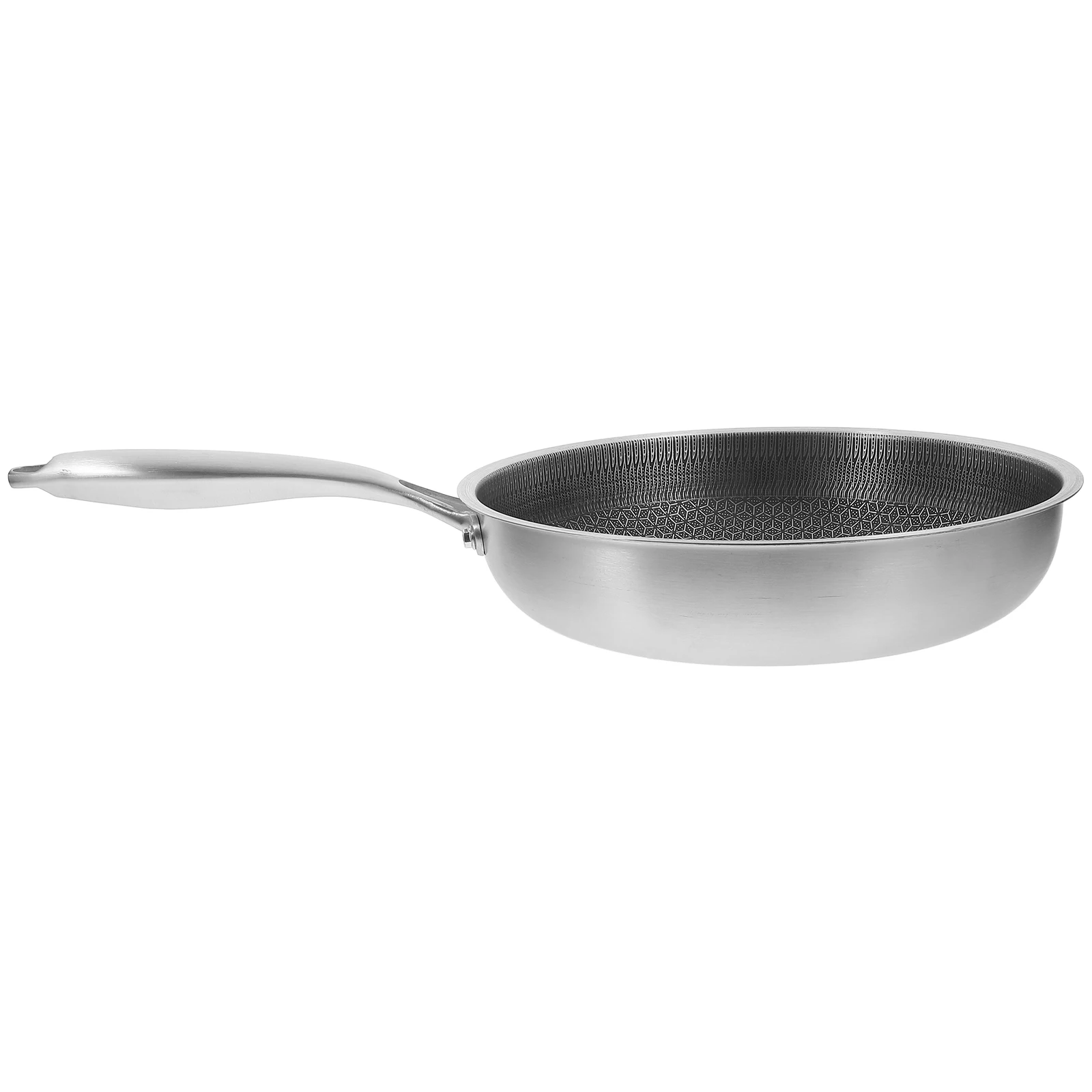 

Versatile Nonstick Honeycomb Wok Stainless Steel Stir Fry Pan Ideal for Frying Eggs Barbecue Kitchenware