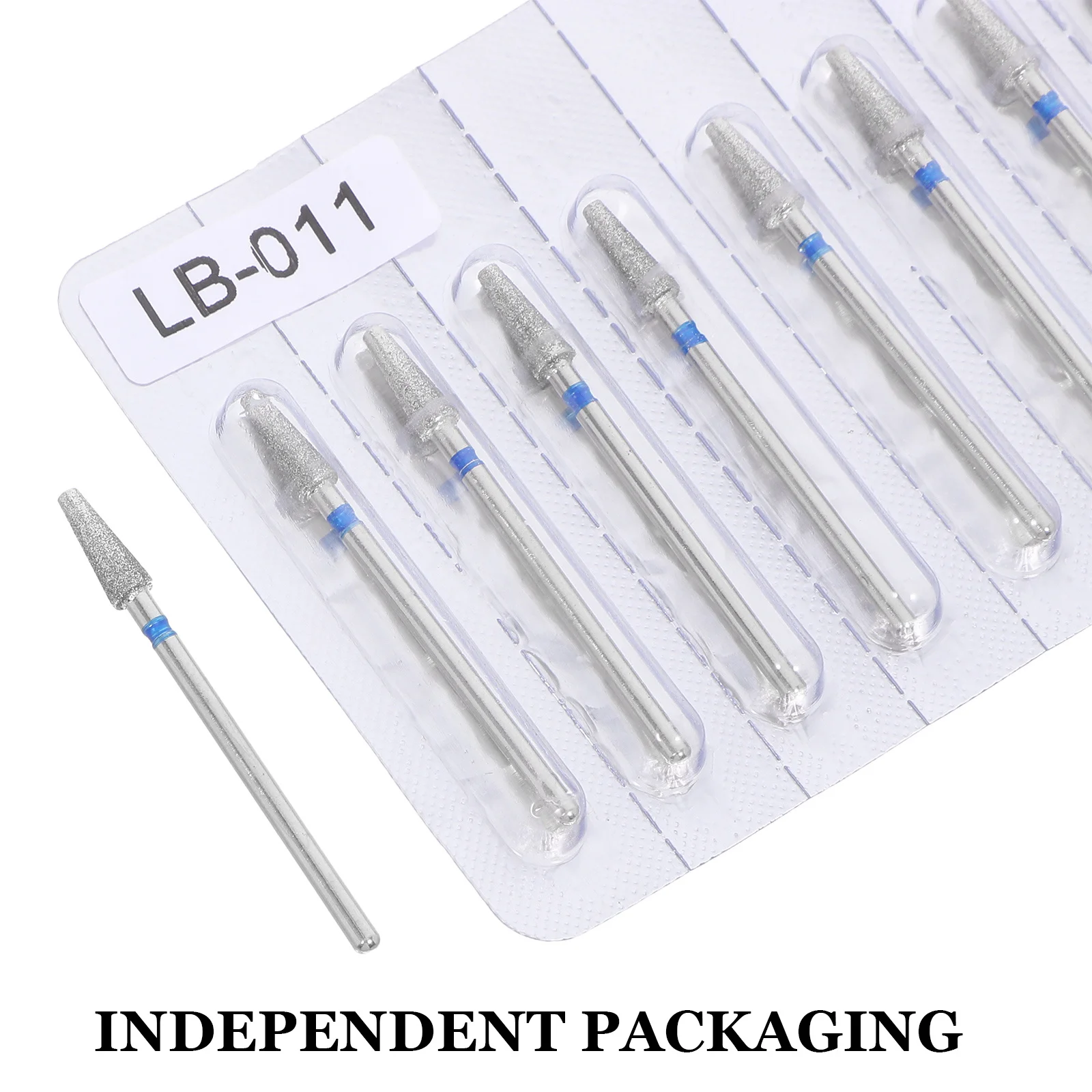 10 قطعة لقمة ثقب الأظافر صالون جودة الملف الكهربائي آلة رئيس تلميح الرملي بت مانيكير تلميع الفن إزالة البشرة #5