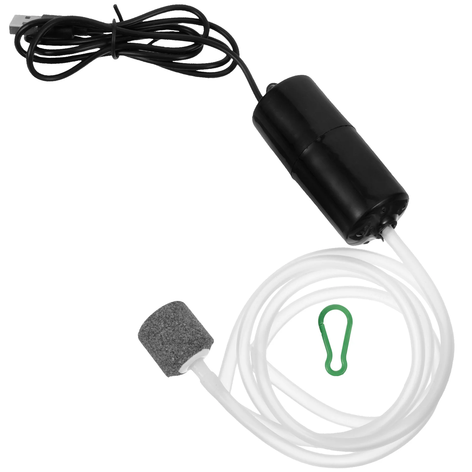 Oxygen Pump For Indoors Aerator Fish Tank USB Oxygenation Plastic Aquarium Bubbler