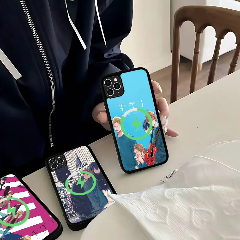 

Japanses Cartoon Given For Magnetic Case For IPhone 17 16 14 13 12 11 15 Pro Max Plus Wireless Charge Phone Cover