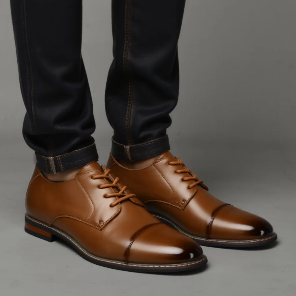 

Social Male Shoe Gentleman'S Stylish Comfortable Business Wedding Shoes