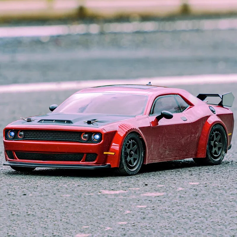 HNR H9802 1/10 RC Drift Car Electric Flat Sports Car Racing 4WD Simulation American Muscle RTR with Light Group Adult RC Car