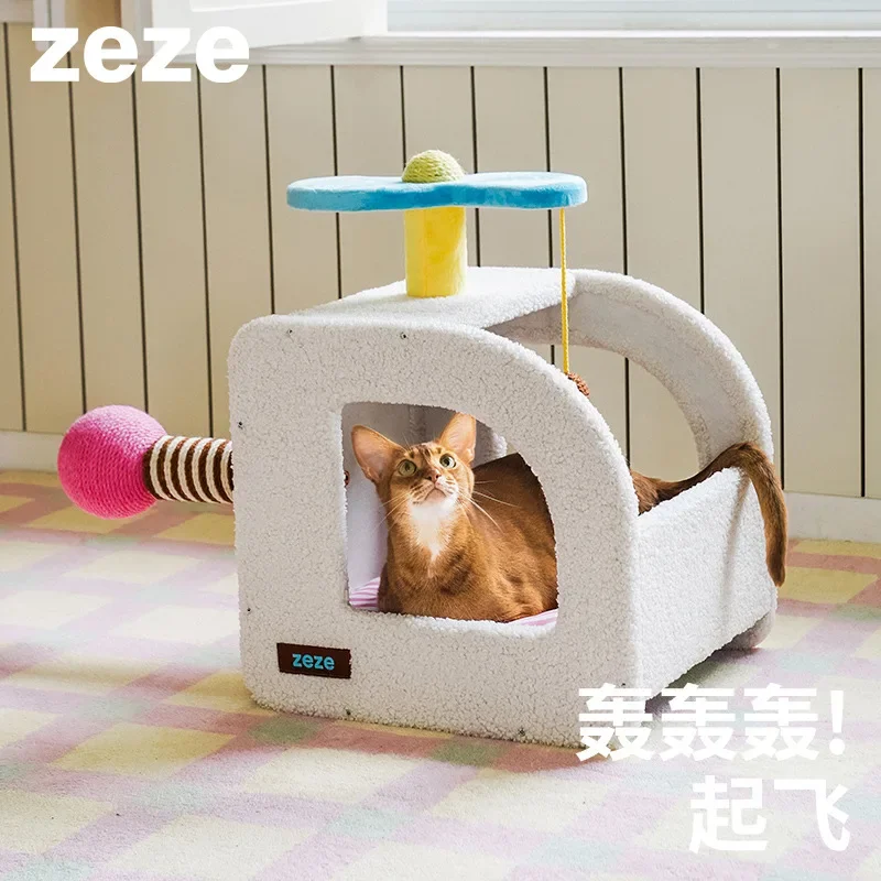 

Питомник, полузакрытый домик для собак, играет и сон, интегрированная мягкая дышащая вилла-гнездо для домашних животных