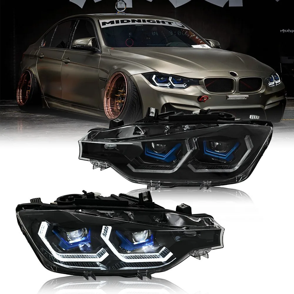 

2x LED Headlights Assembly For 2012-2015 BMW 3 Series F30 Sequential Animation Front Lamp