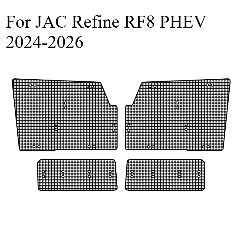 

For JAC Refine RF8 PHEV Front Grille Radiator Bug Screen Mesh – 2024 2025 2026 Insect Protection Cover, Active Grille Guard