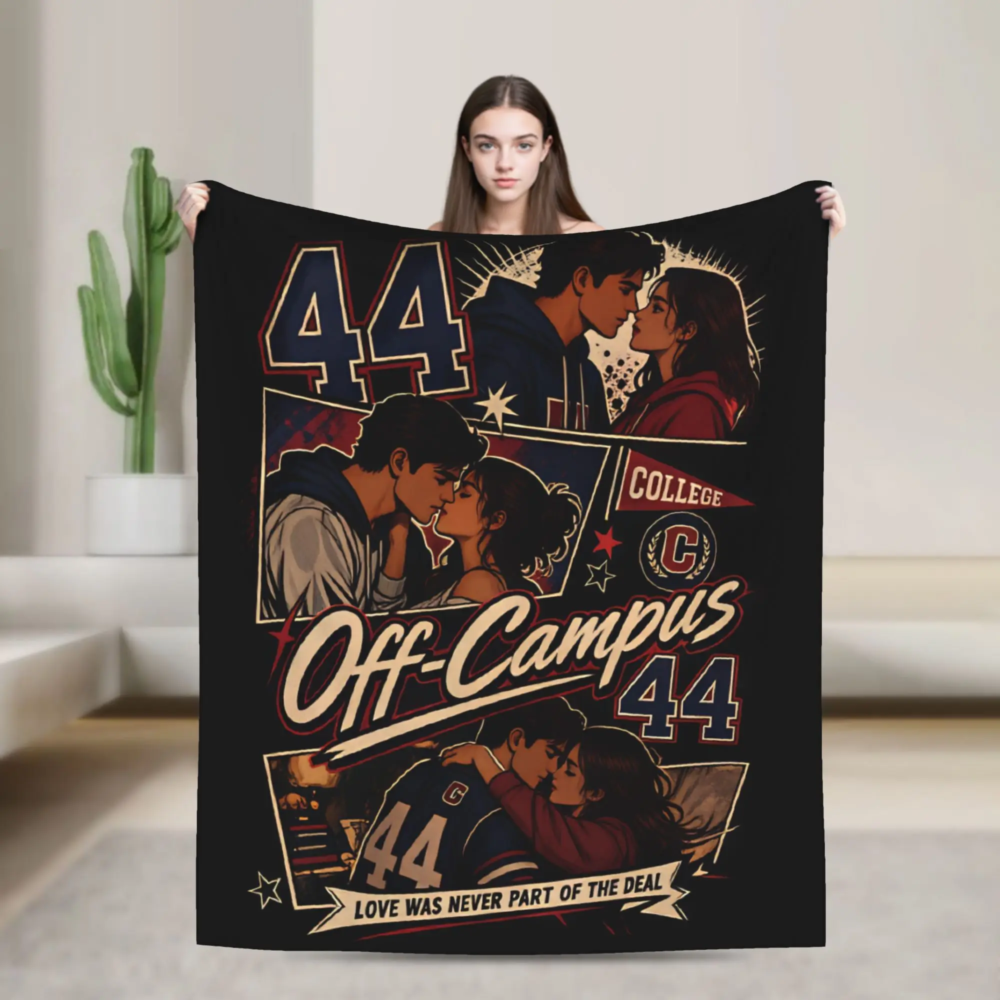 Off Campus Love Was Never Part of The Deal Blankets Quality Soft  Bedding Throws Winter Travel Office Sofa Home Casual Bedspread