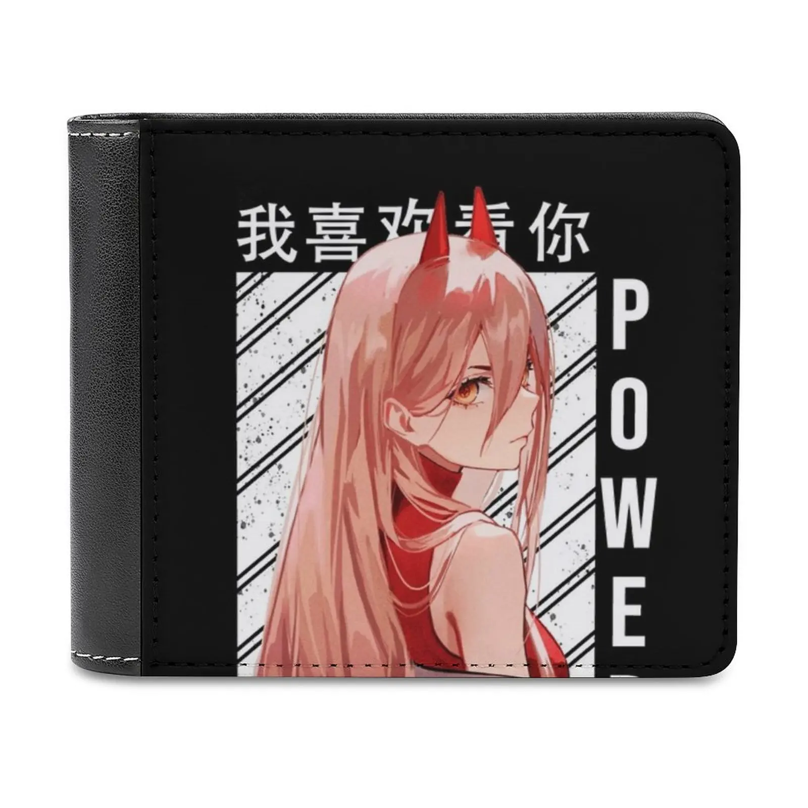 Power Cahinsaw Man Personalized Wallets Men High Quality Pu Leather For Wallets Luxury Men Gift Chainsaw Man Anime Chainsaw Man