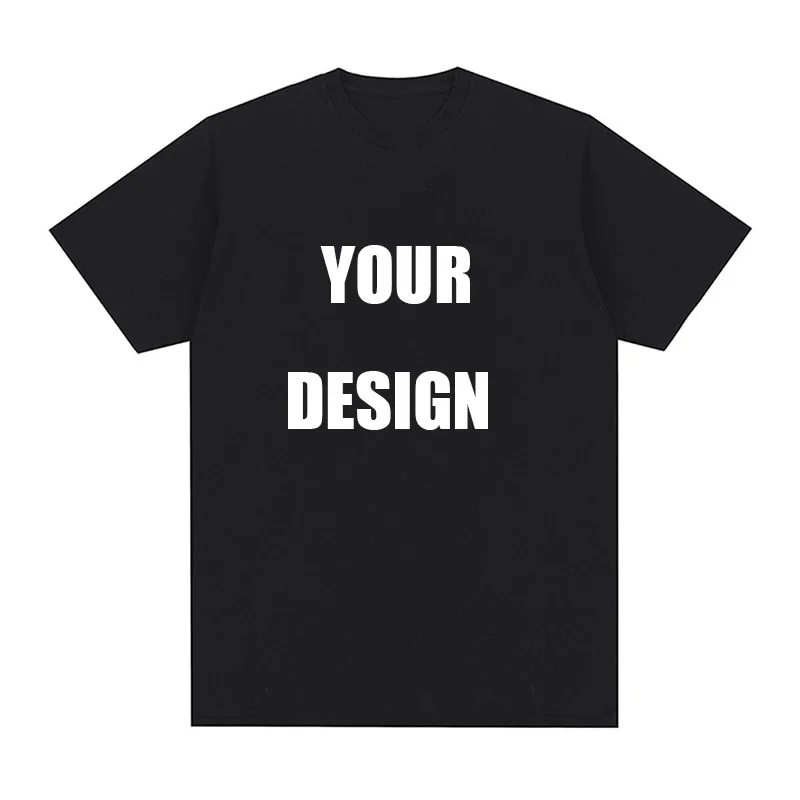 

2025 DIY a pure cotton T-shirt with your favorite photos or logo letters to make your own clothing top at will