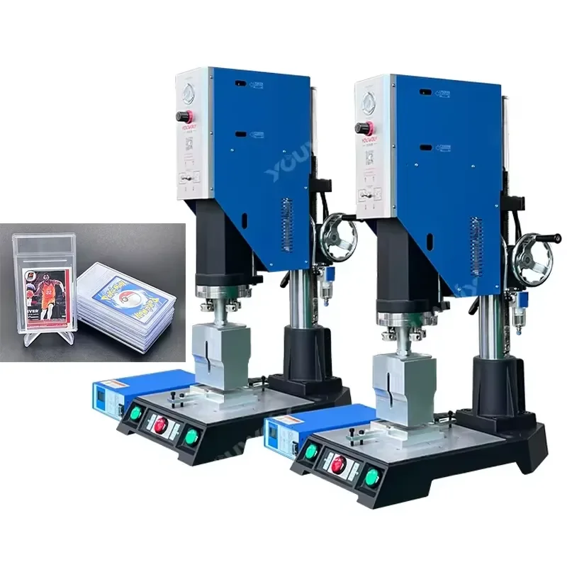 Professional Original Factory 15KHZ Ultrasonic Plastic Welding Machine USA Europe for PSA Frosted Clear Sportsman Card Slab