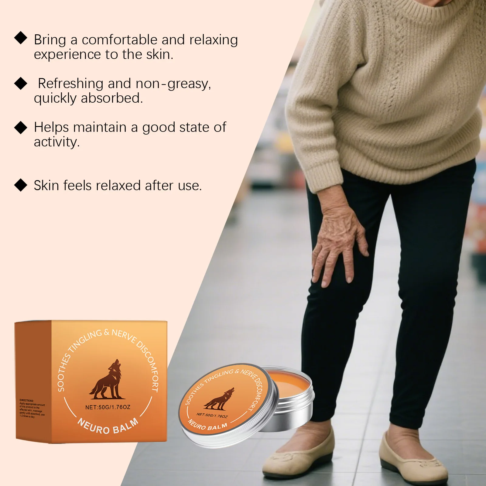 Body Care Cream Maintain Joints Relieve Discomfort Improving Soreness Enhance Vitality Soothing Epidermis Body Nourishing Cream
